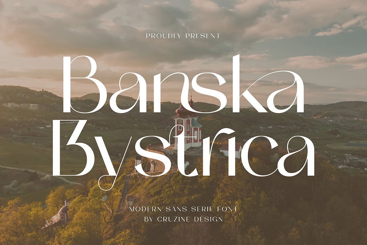 Schriftart Banska Bystrica
