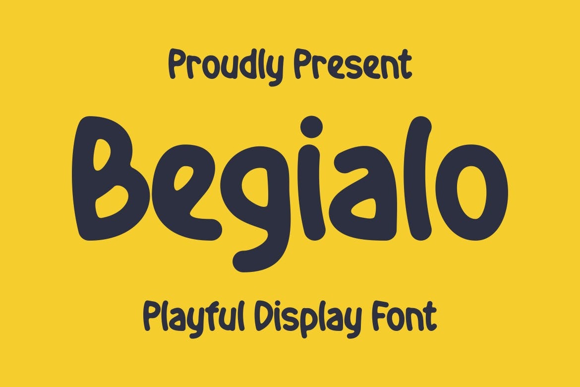 Schriftart Begialo