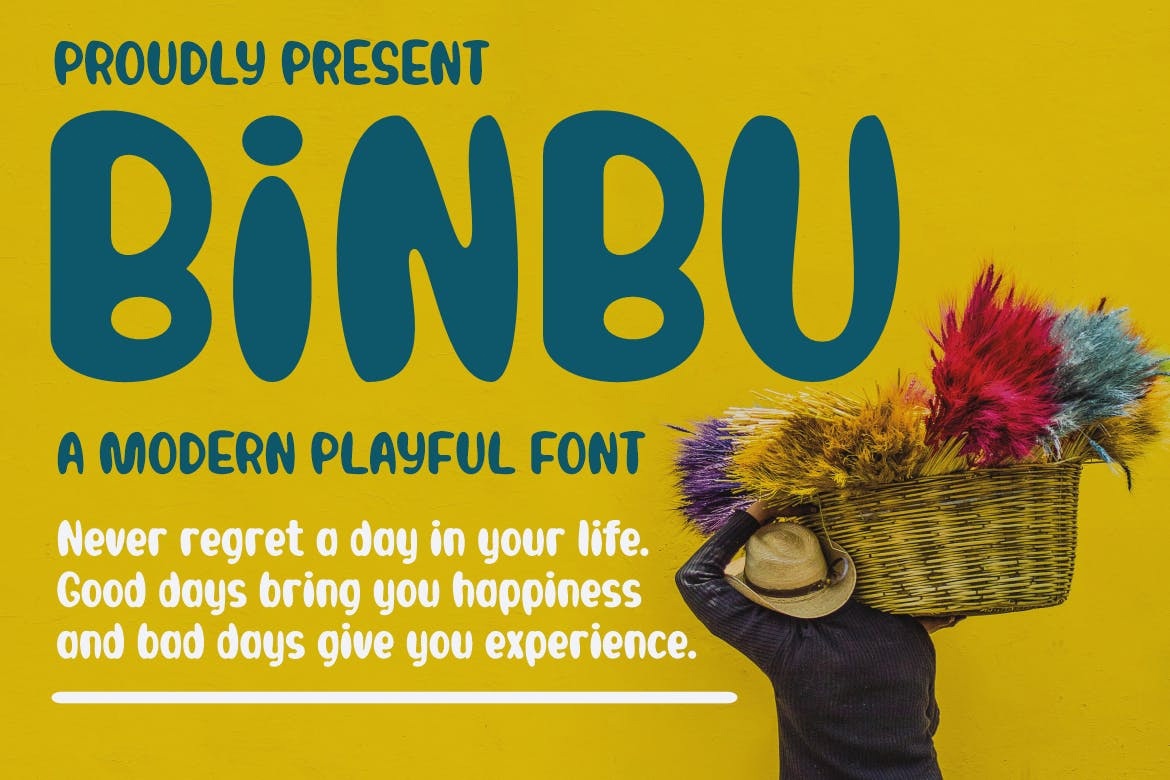 Schriftart Binbu