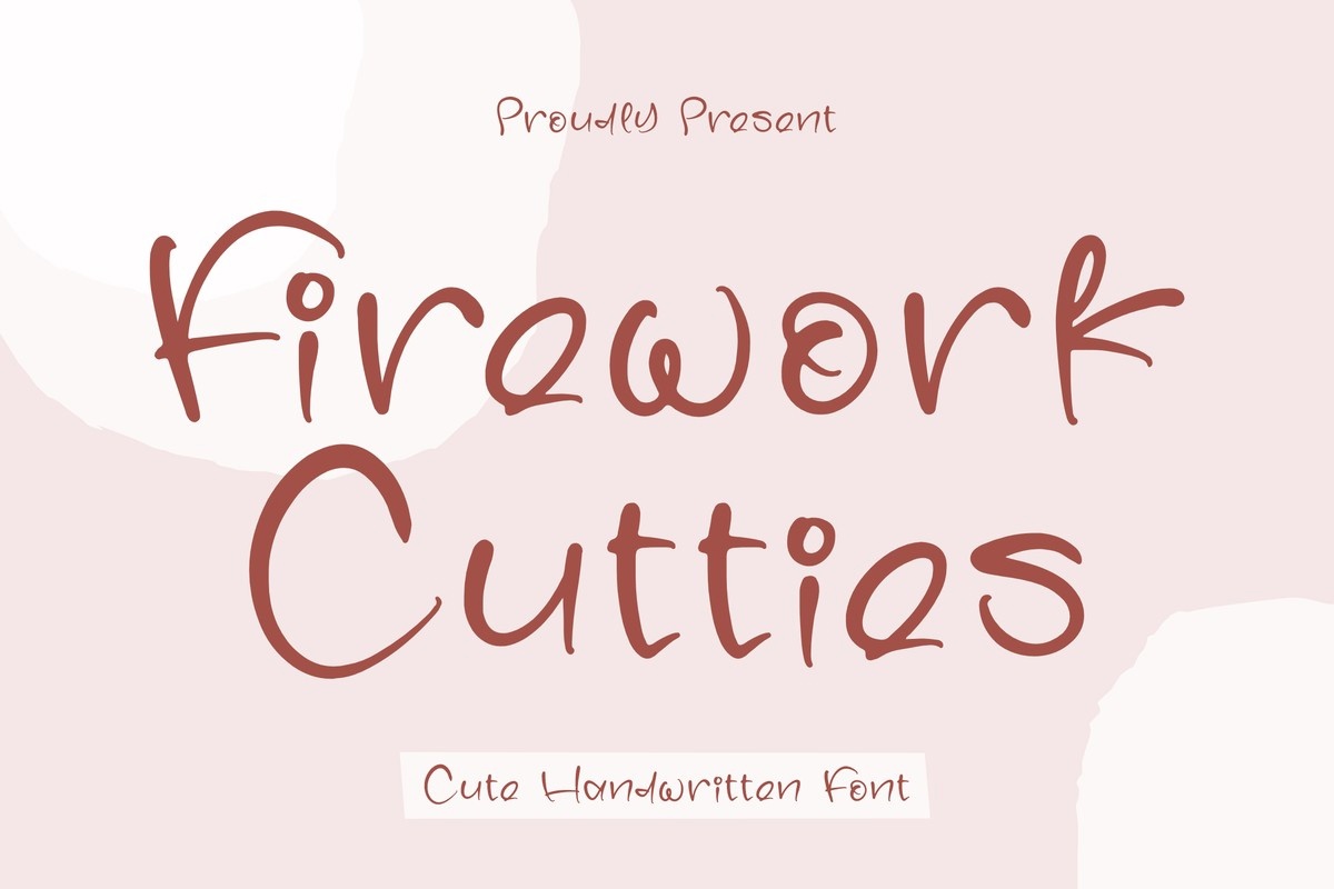 Schriftart Firework Cutties