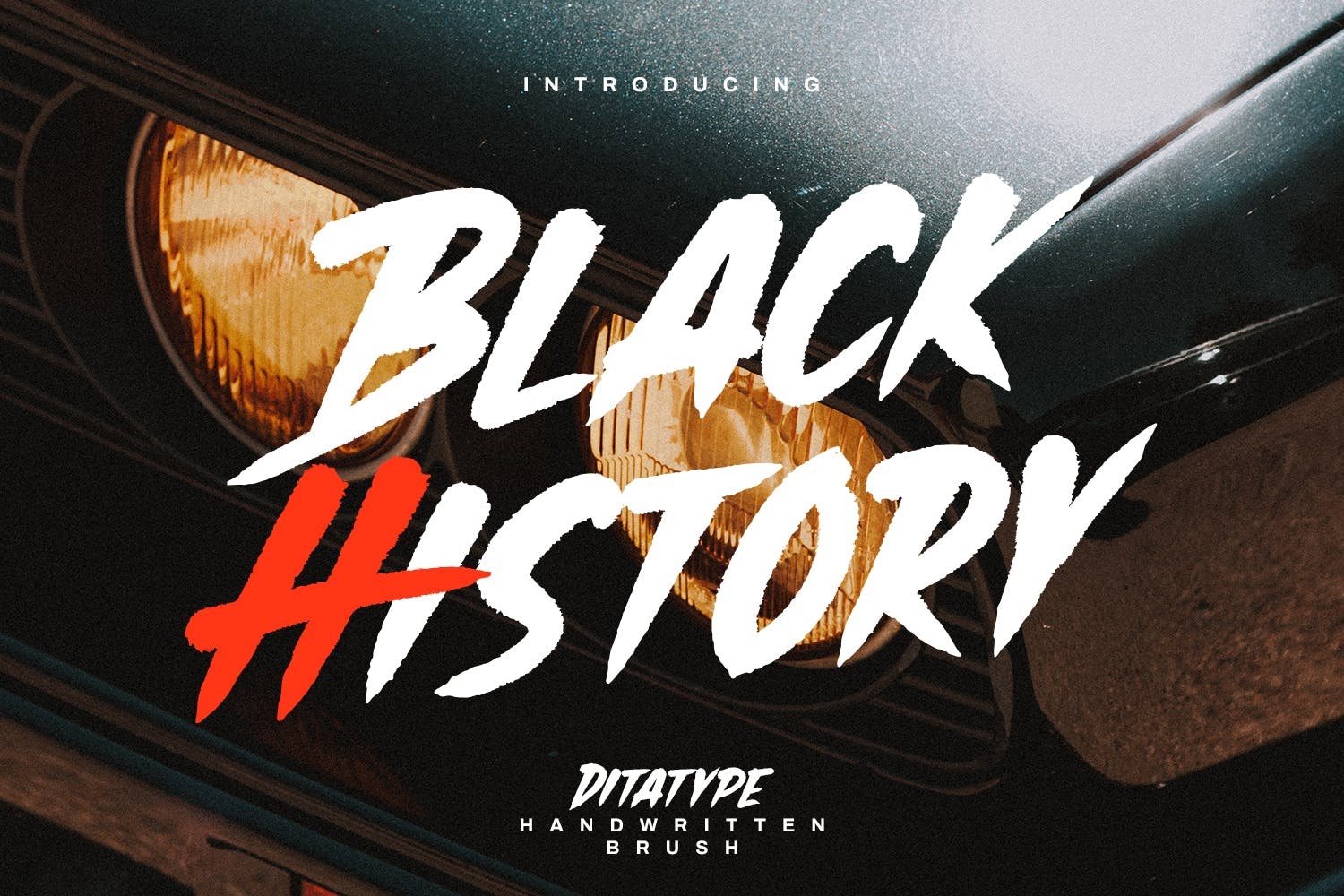 Schriftart Black History