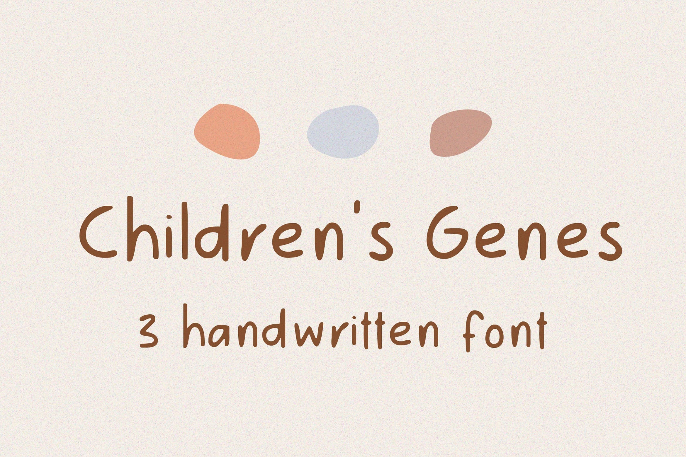 Schriftart Childrens Genes