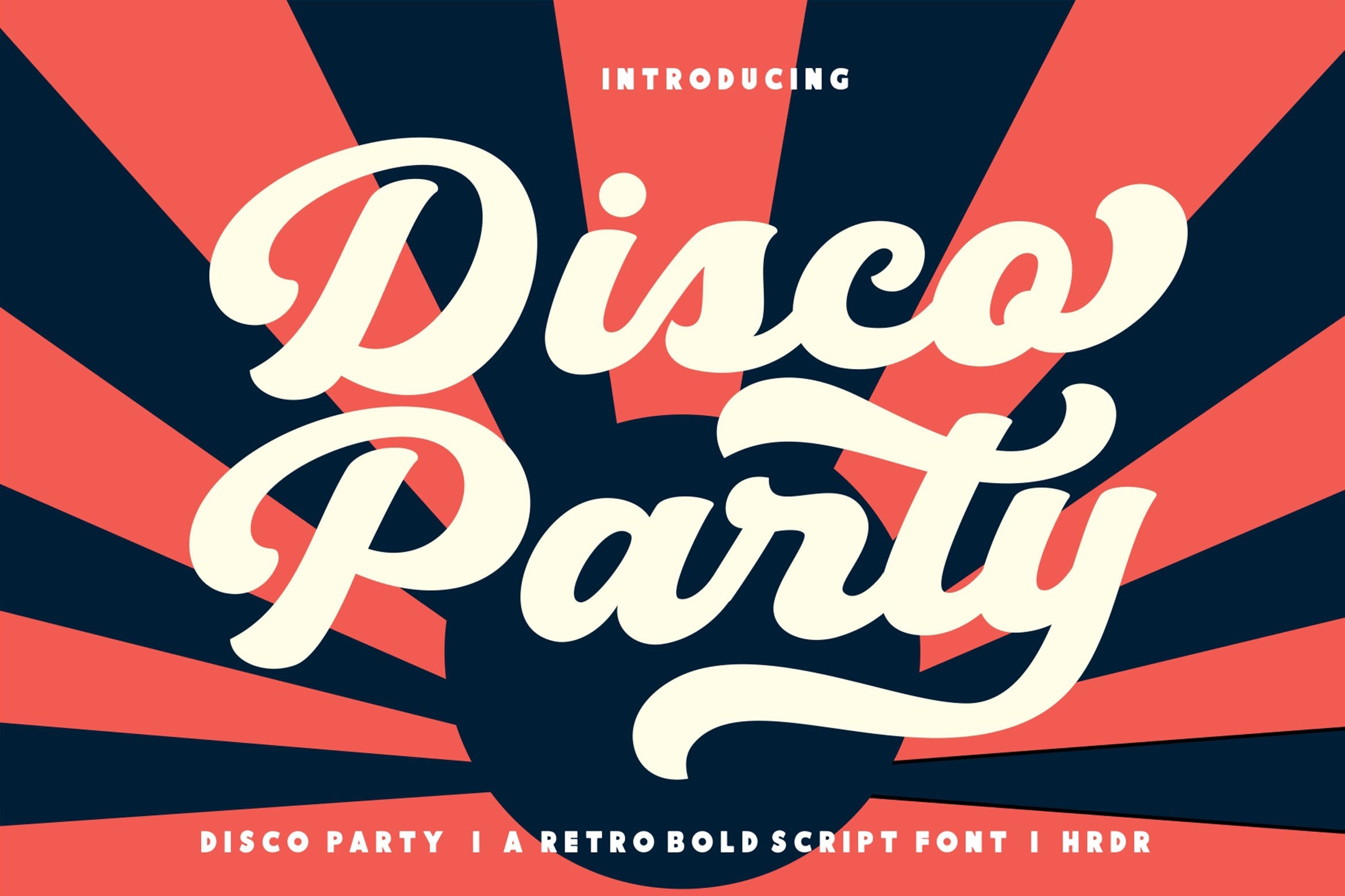 Schriftart Disco Party