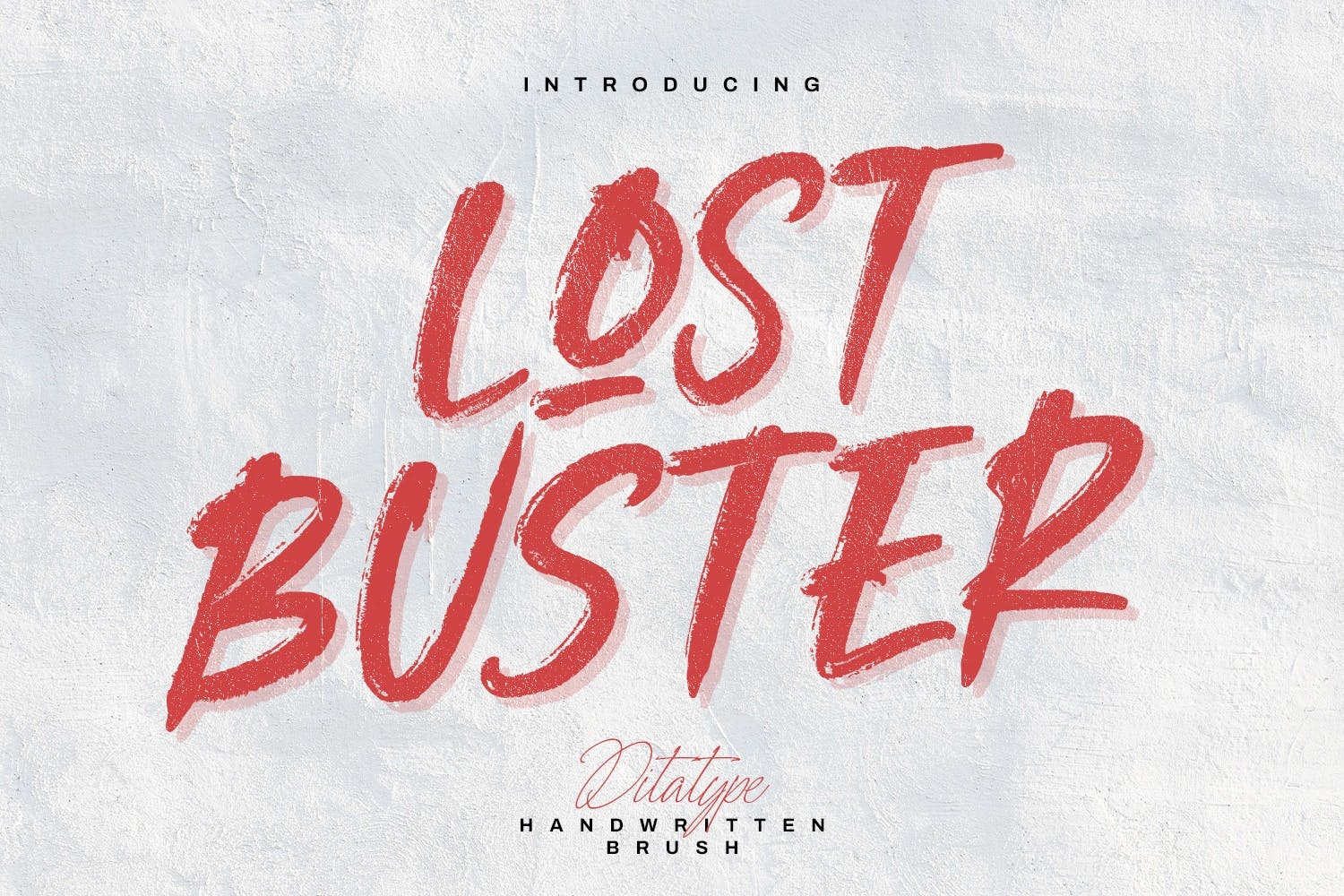 Schriftart Lost Buster