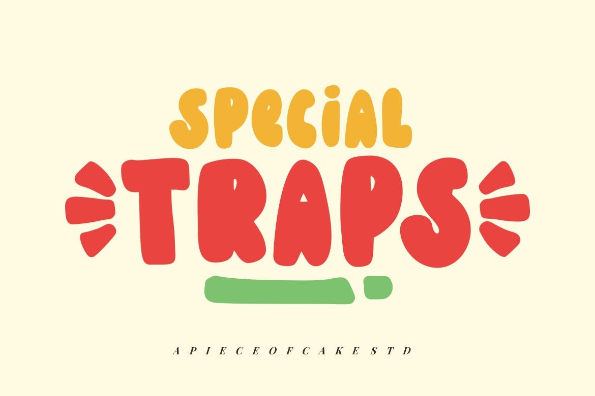 Schriftart Special Traps