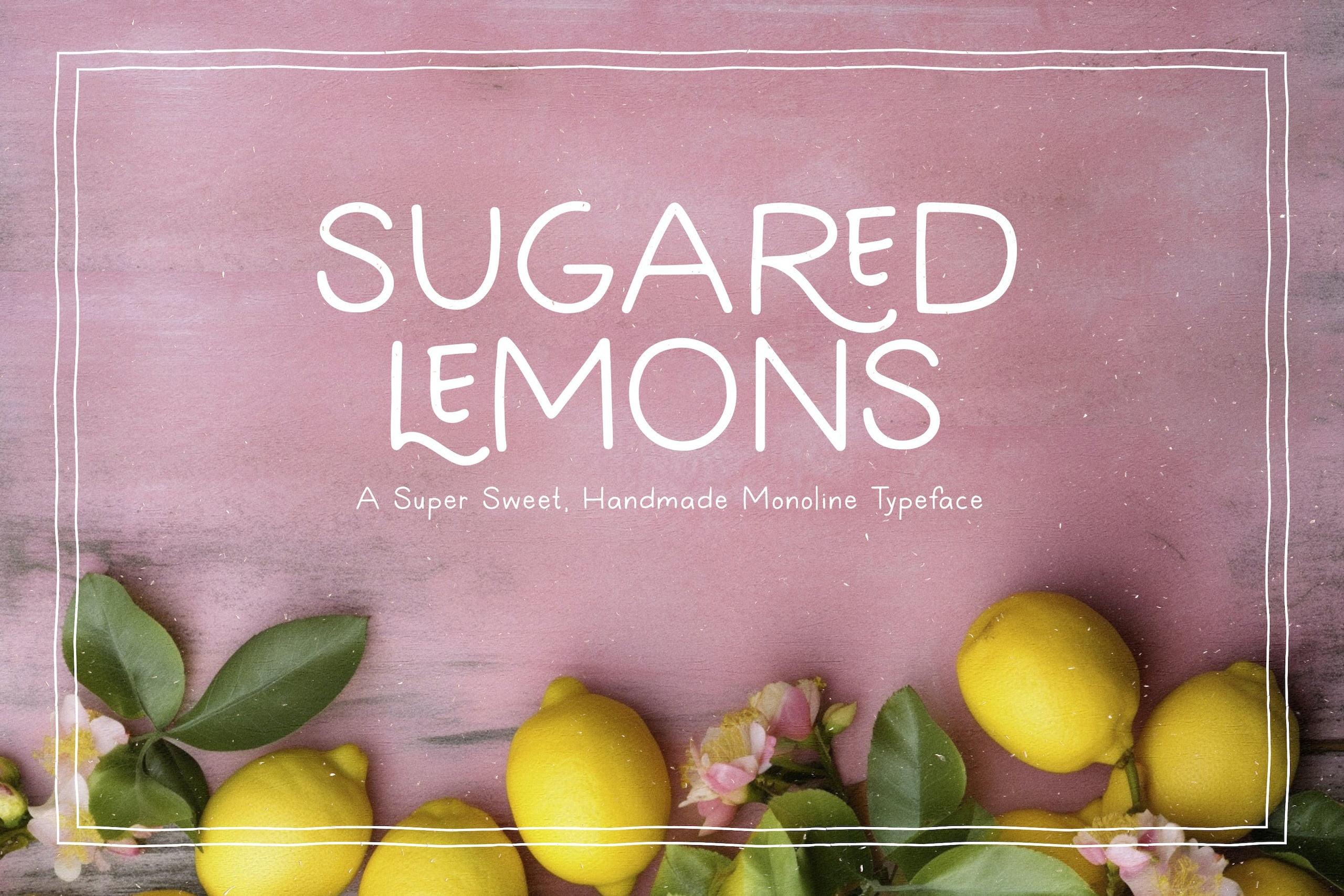 Schriftart Sugared Lemons