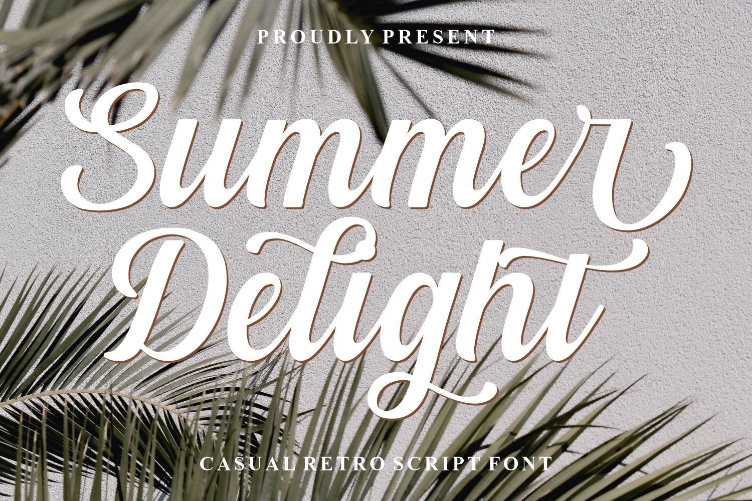 Schriftart Summer Delight