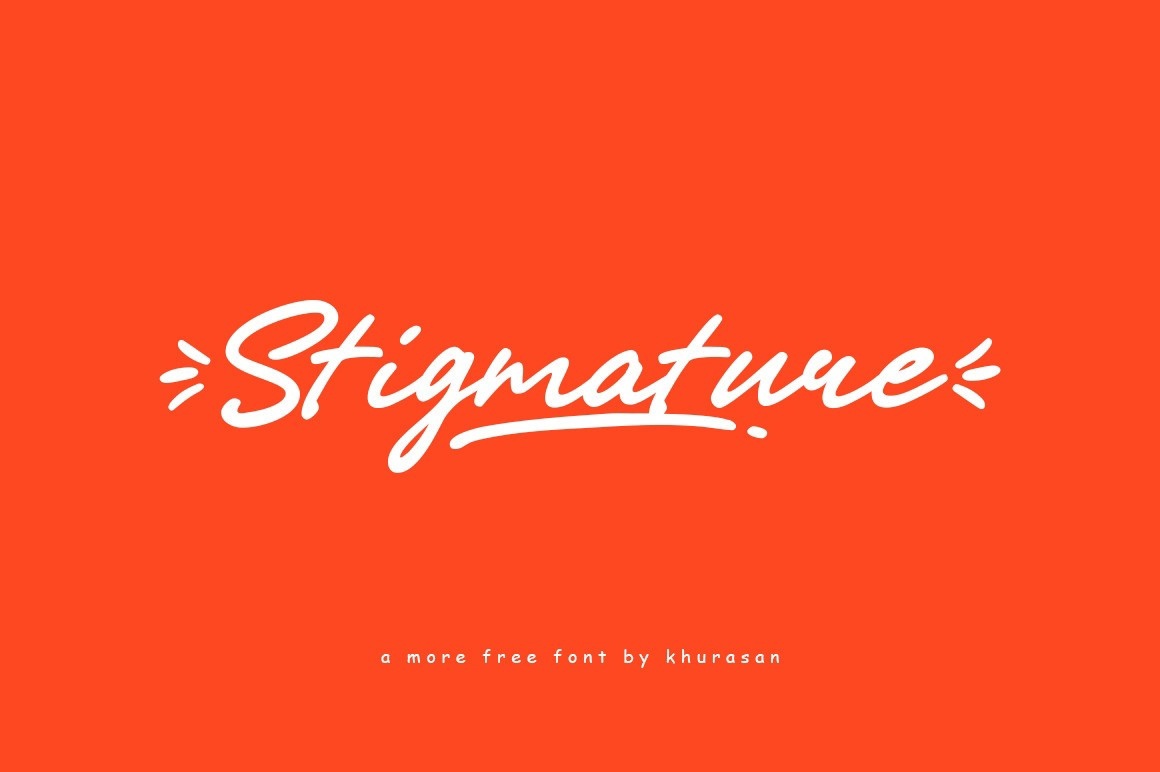 Schriftart Stigmature