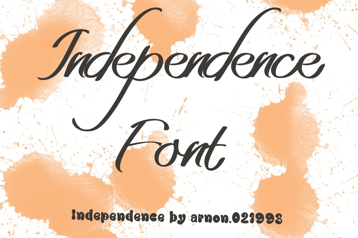 Schriftart Independence