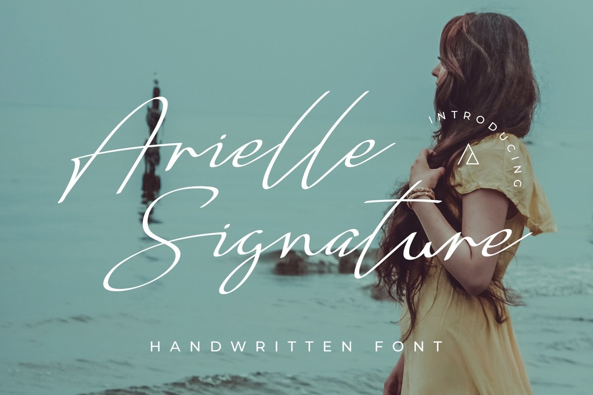 Schriftart Arielle Signature