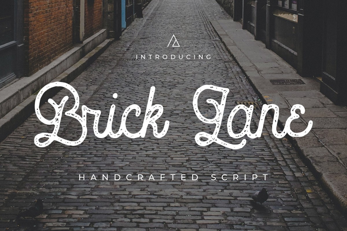 Schriftart Brick Lane
