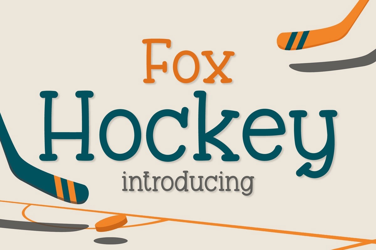 Schriftart Fox Hockey