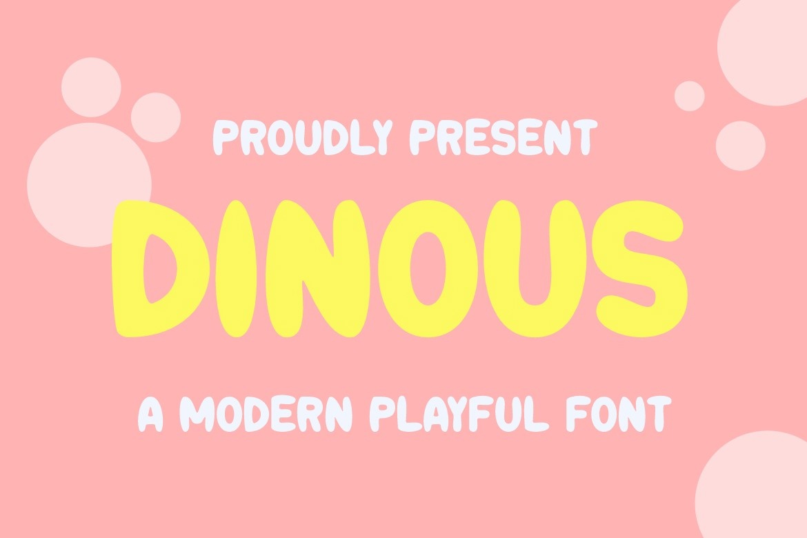 Schriftart Dinous