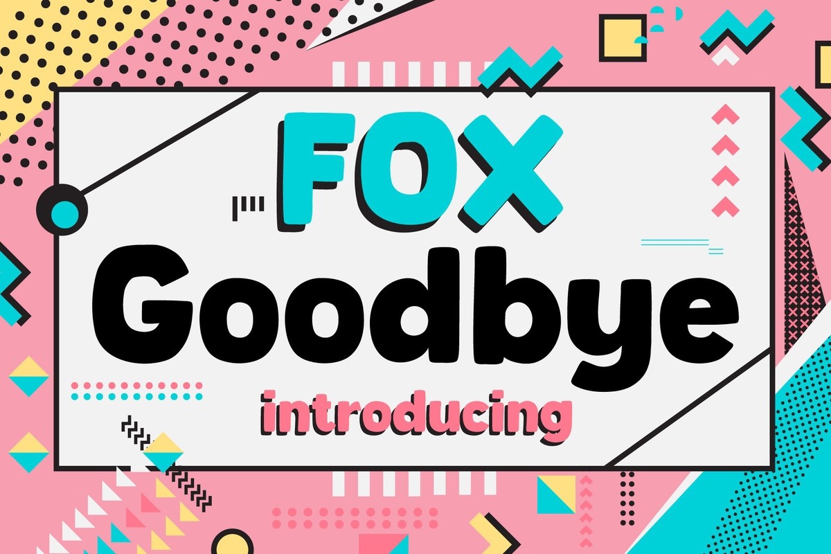 Schriftart Fox Goodbye