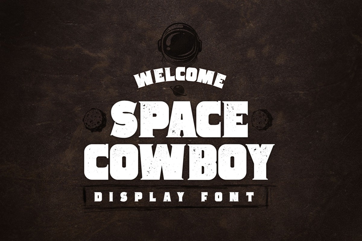 Schriftart Space Cowboy