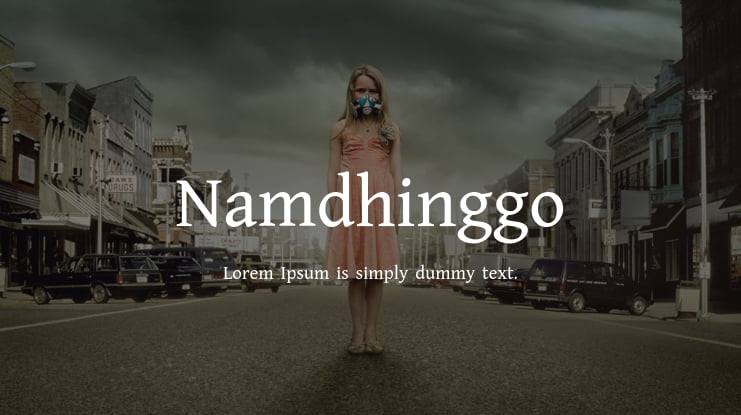 Schriftart Namdhinggo