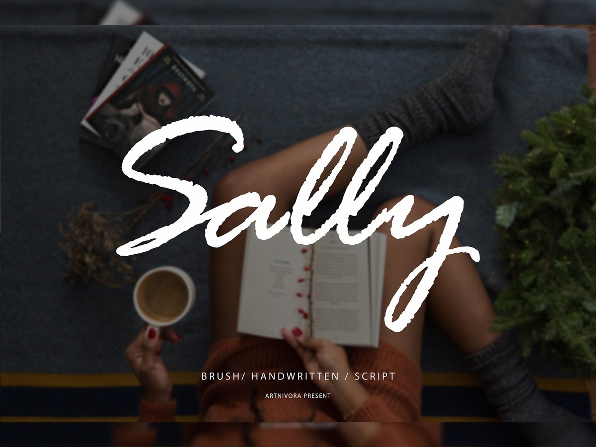 Schriftart Sally