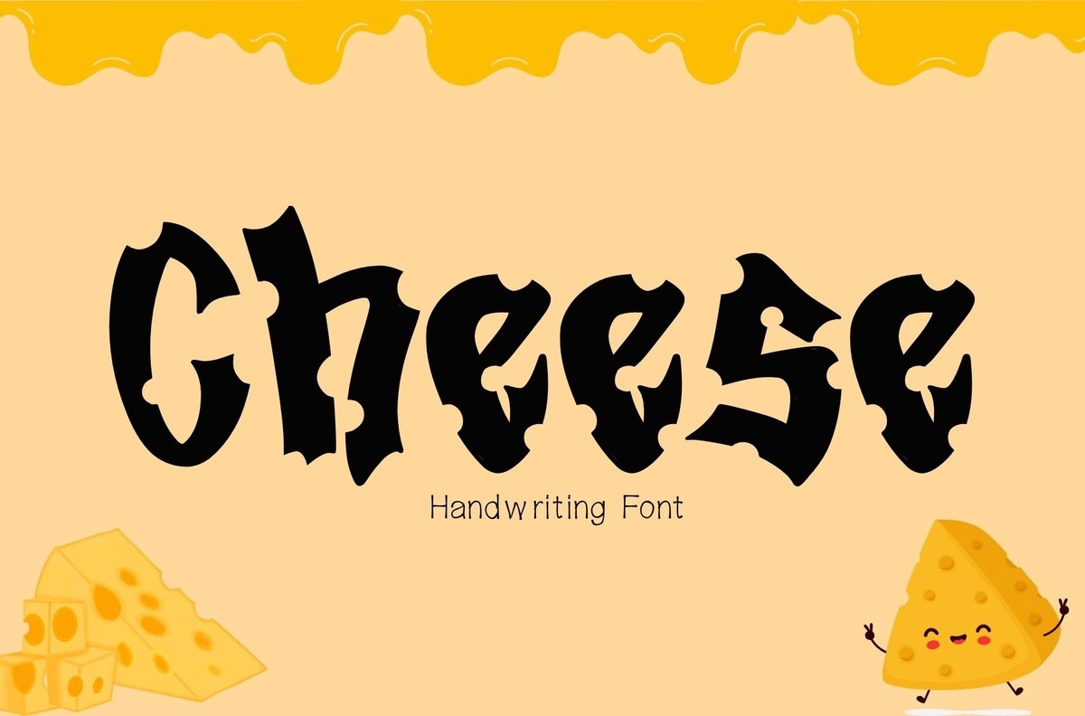 Schriftart Cheese