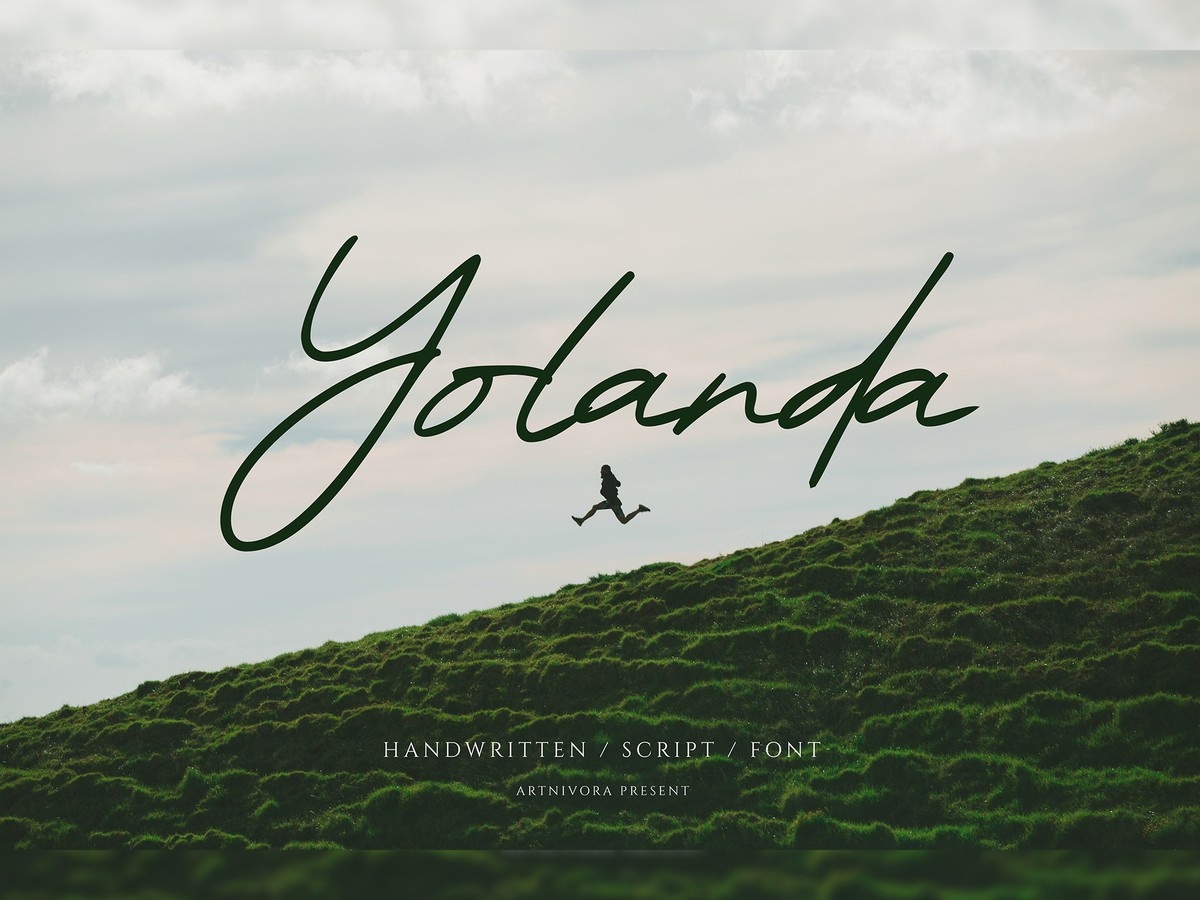 Schriftart Yolanda