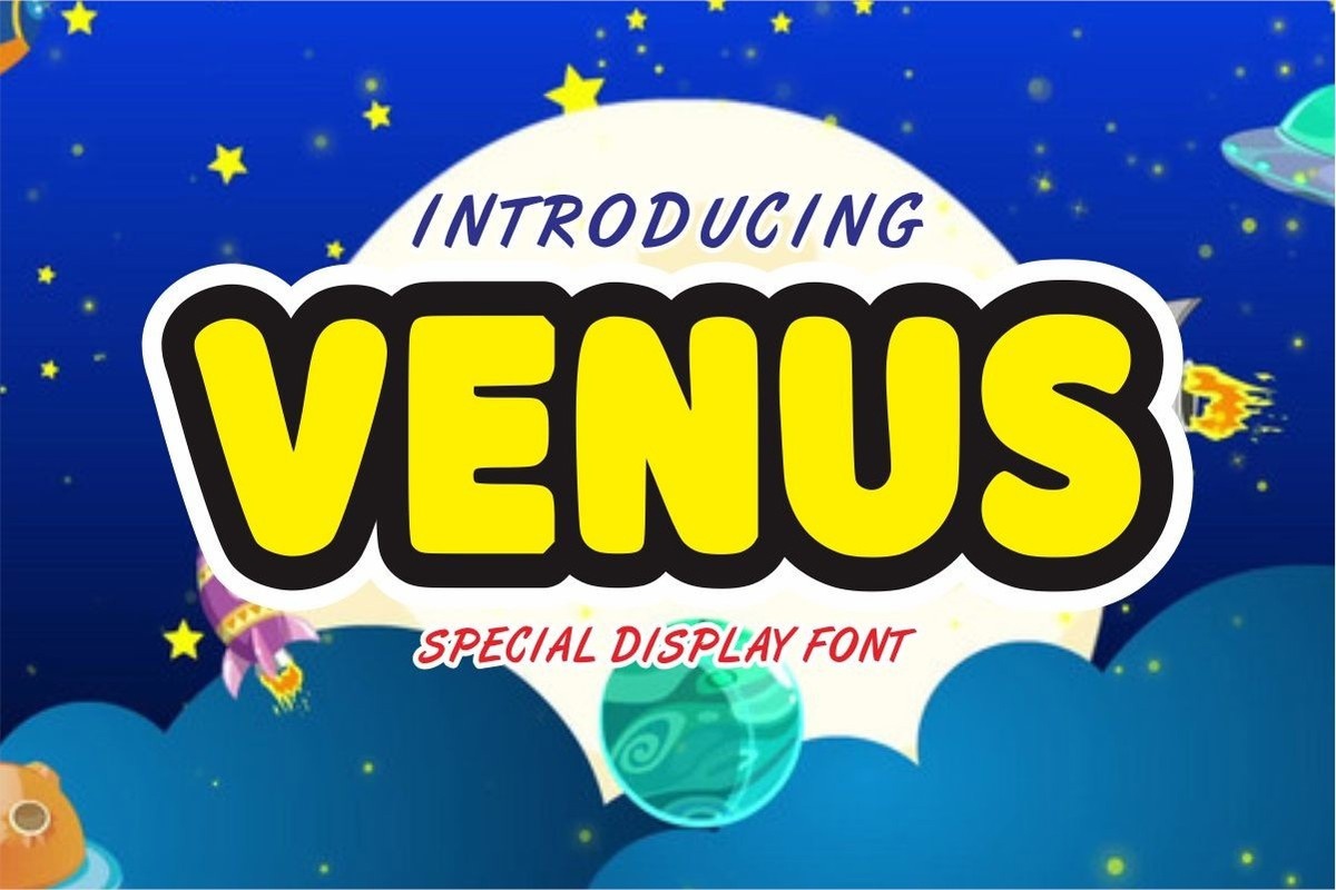 Schriftart Venus
