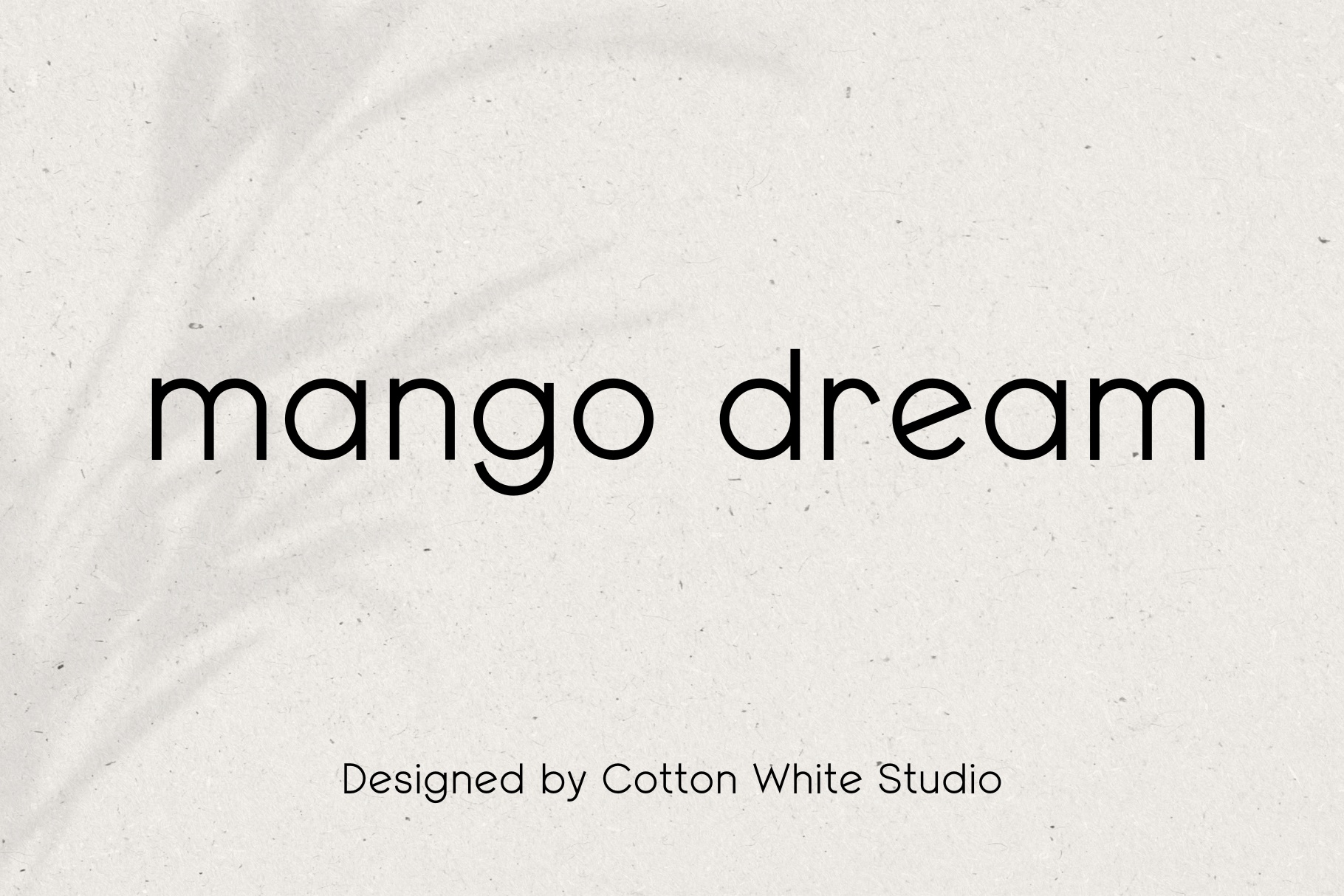 Schriftart Mango Dream