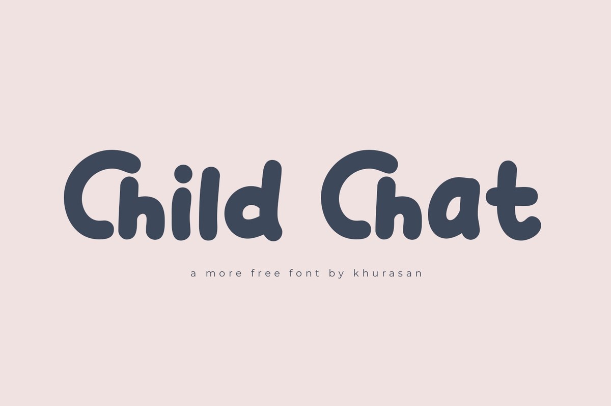 Schriftart Child Chat