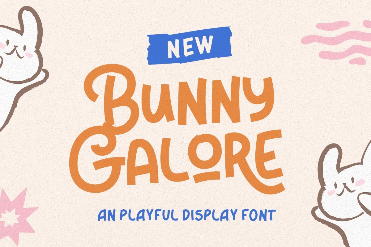 Schriftart Bunny Galore