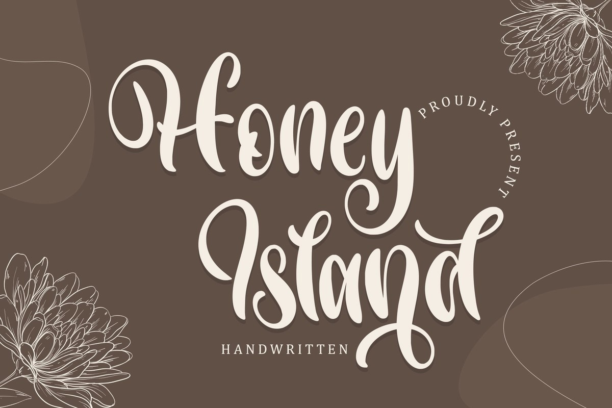 Schriftart Honey Island
