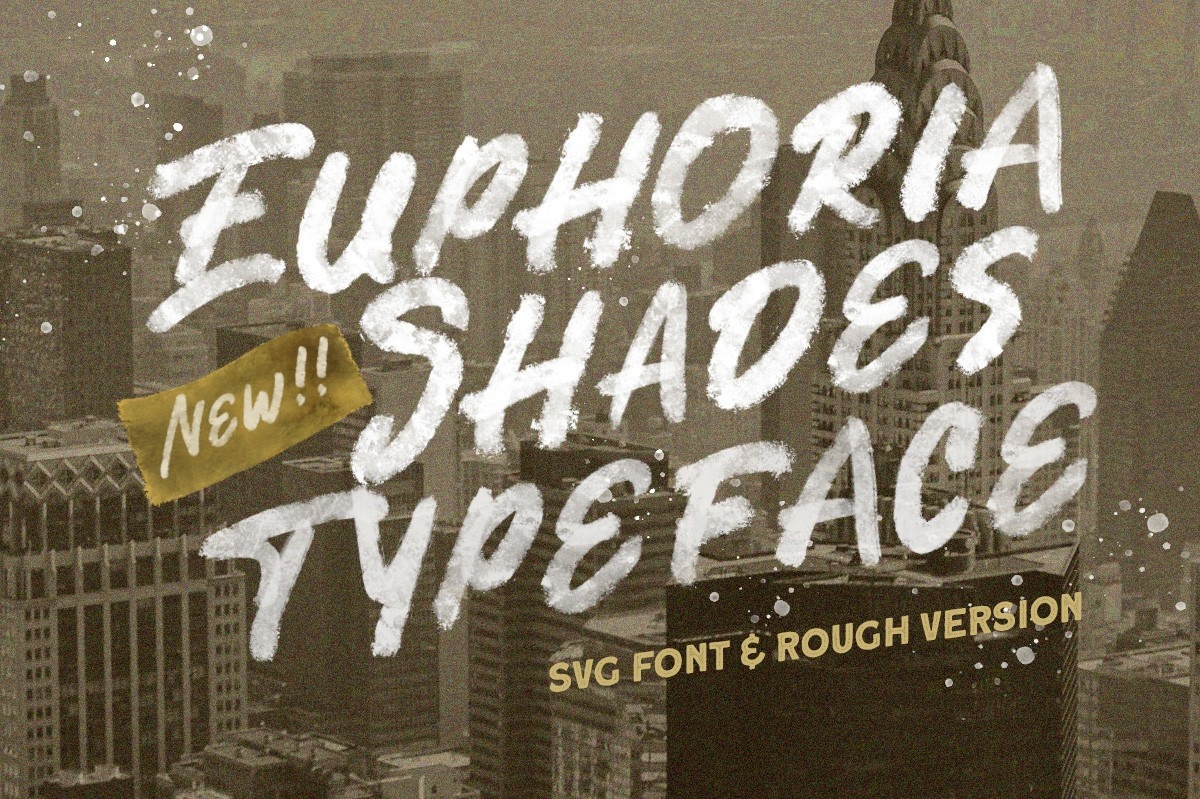 Schriftart Euphoria Shades SVG
