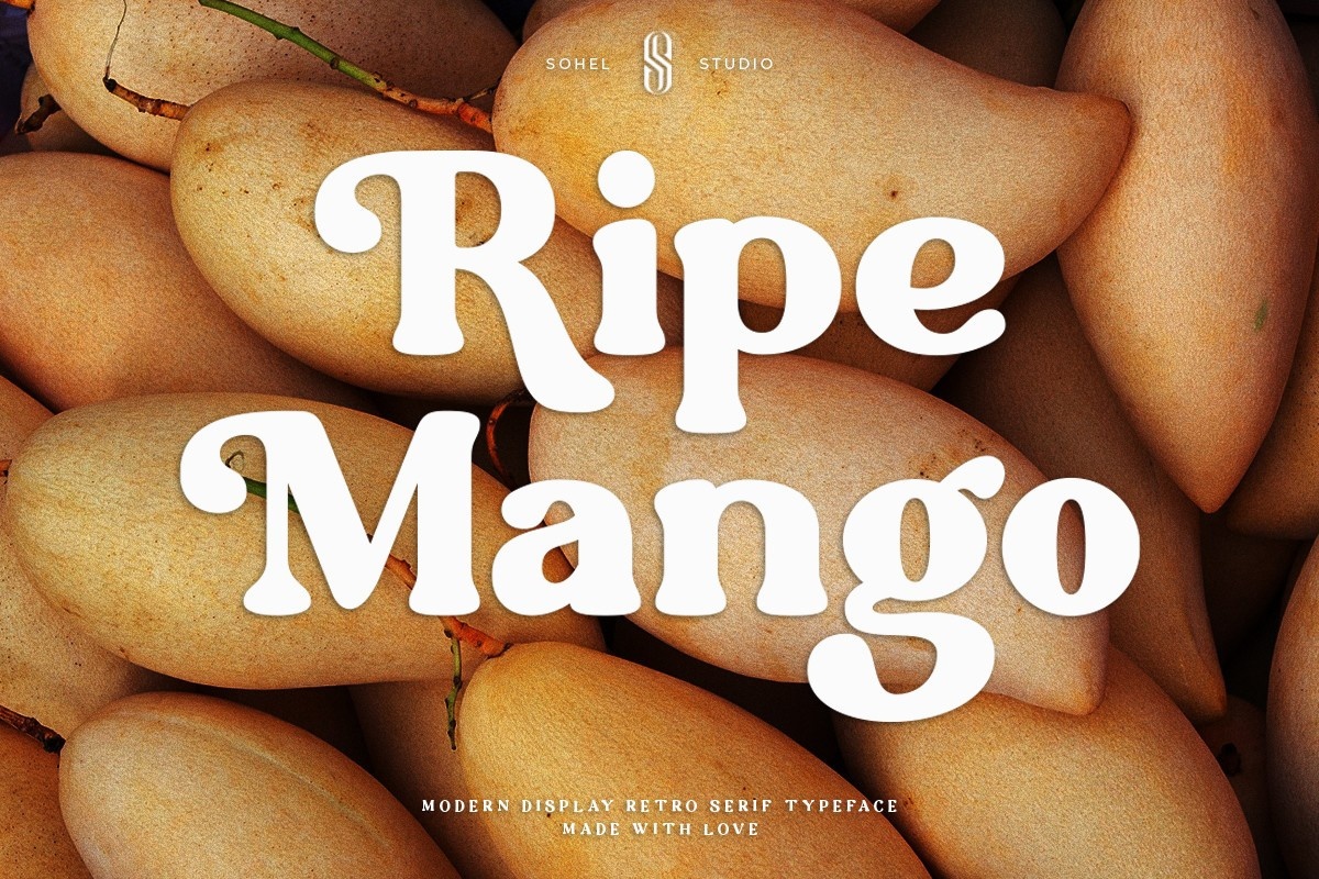 Schriftart Ripe Mango