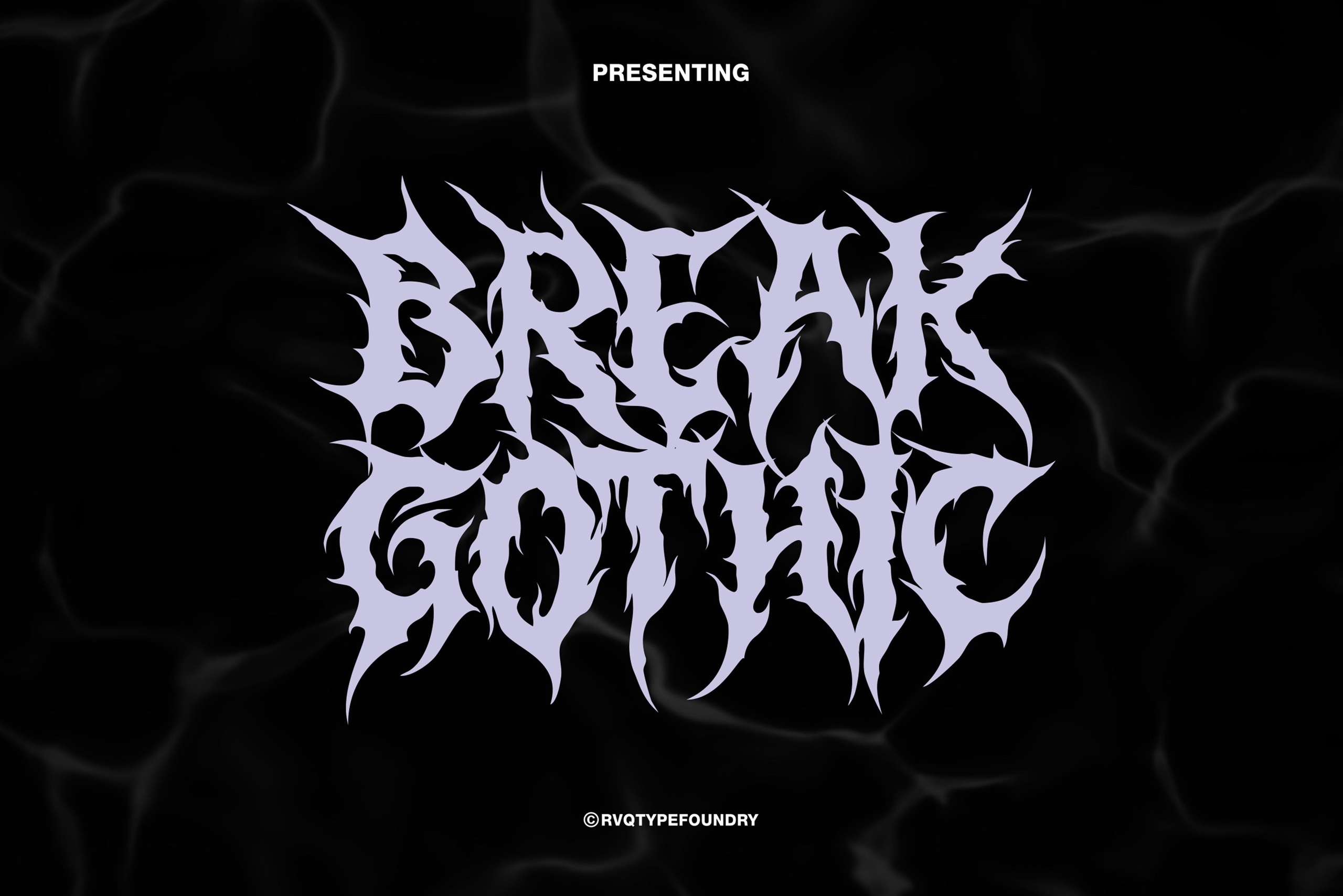 Schriftart Break Gothic