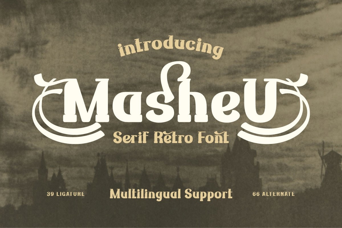 Schriftart Masheu