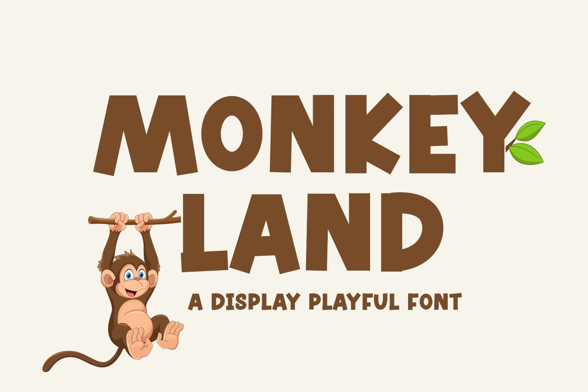 Schriftart Monkey Land