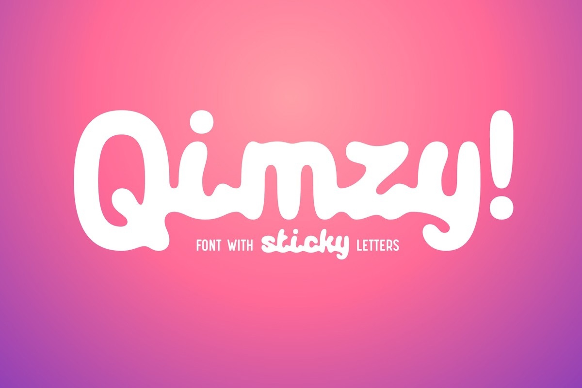 Schriftart Qimzy