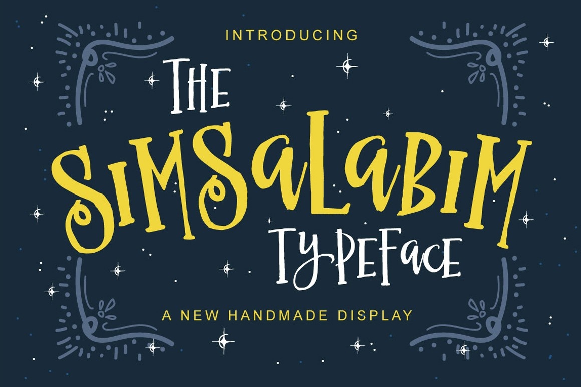 Schriftart Simsalabim Typeface