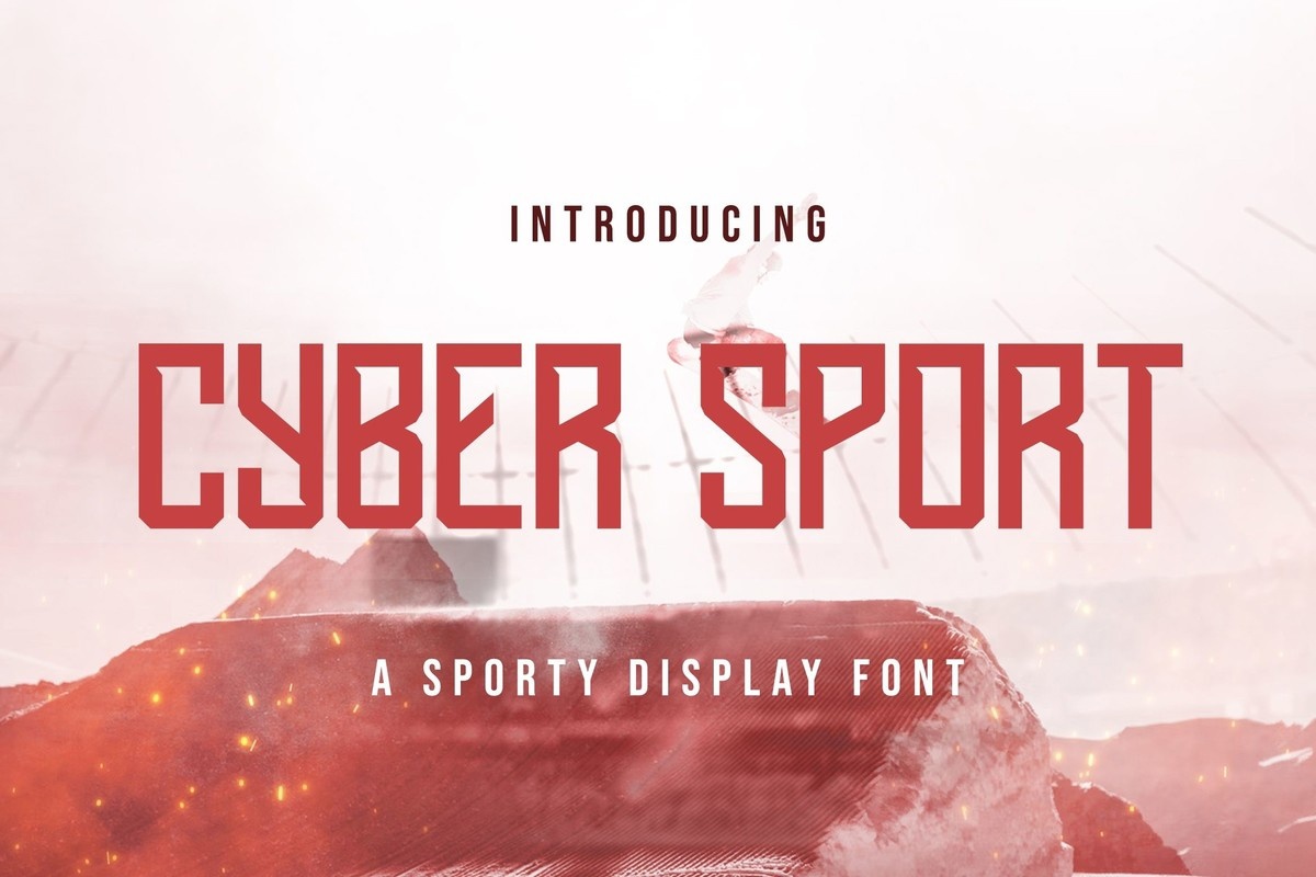 Schriftart Cyber Sport