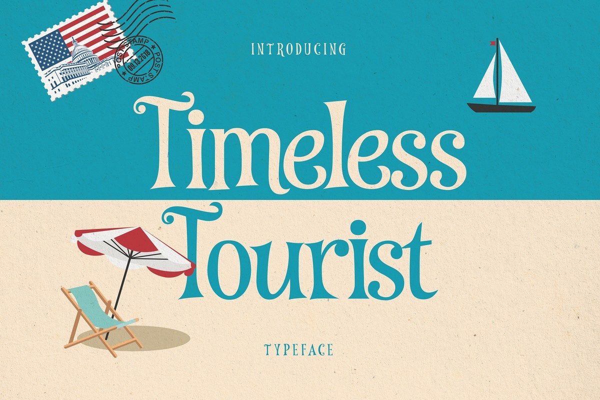Schriftart Timeless Tourist