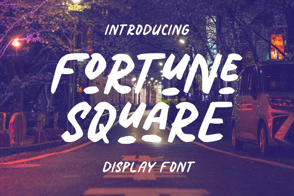 Schriftart Fortune Square