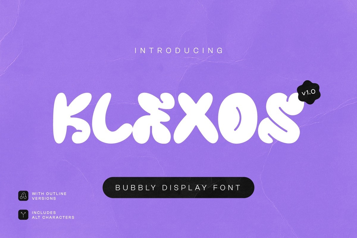 Schriftart Klexos