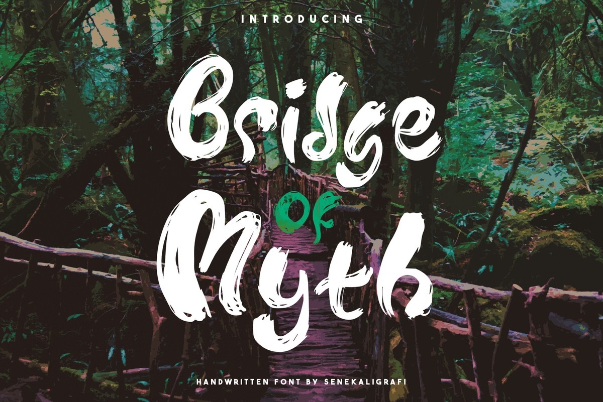 Schriftart Bridge of Myth