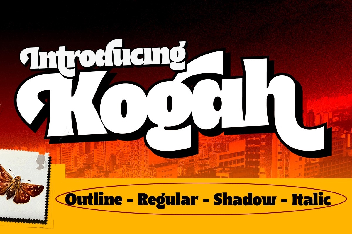 Schriftart Kogah