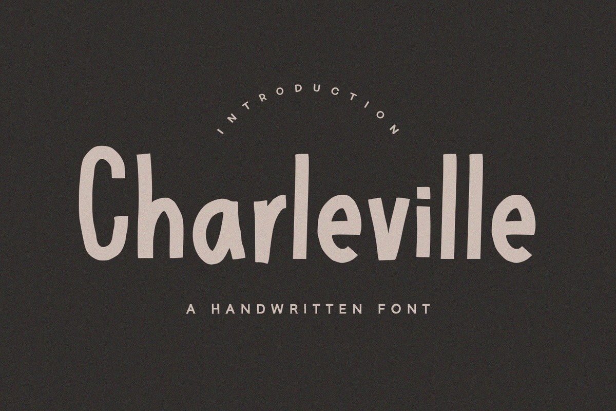 Schriftart Charleville