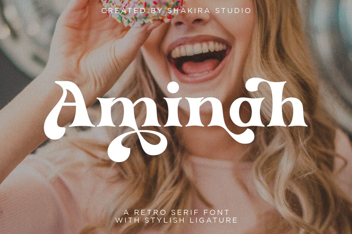 Schriftart Aminah