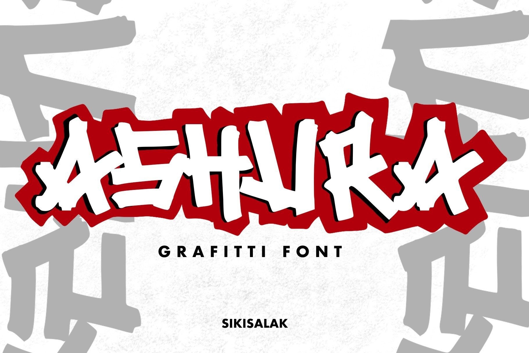 Schriftart Ashura