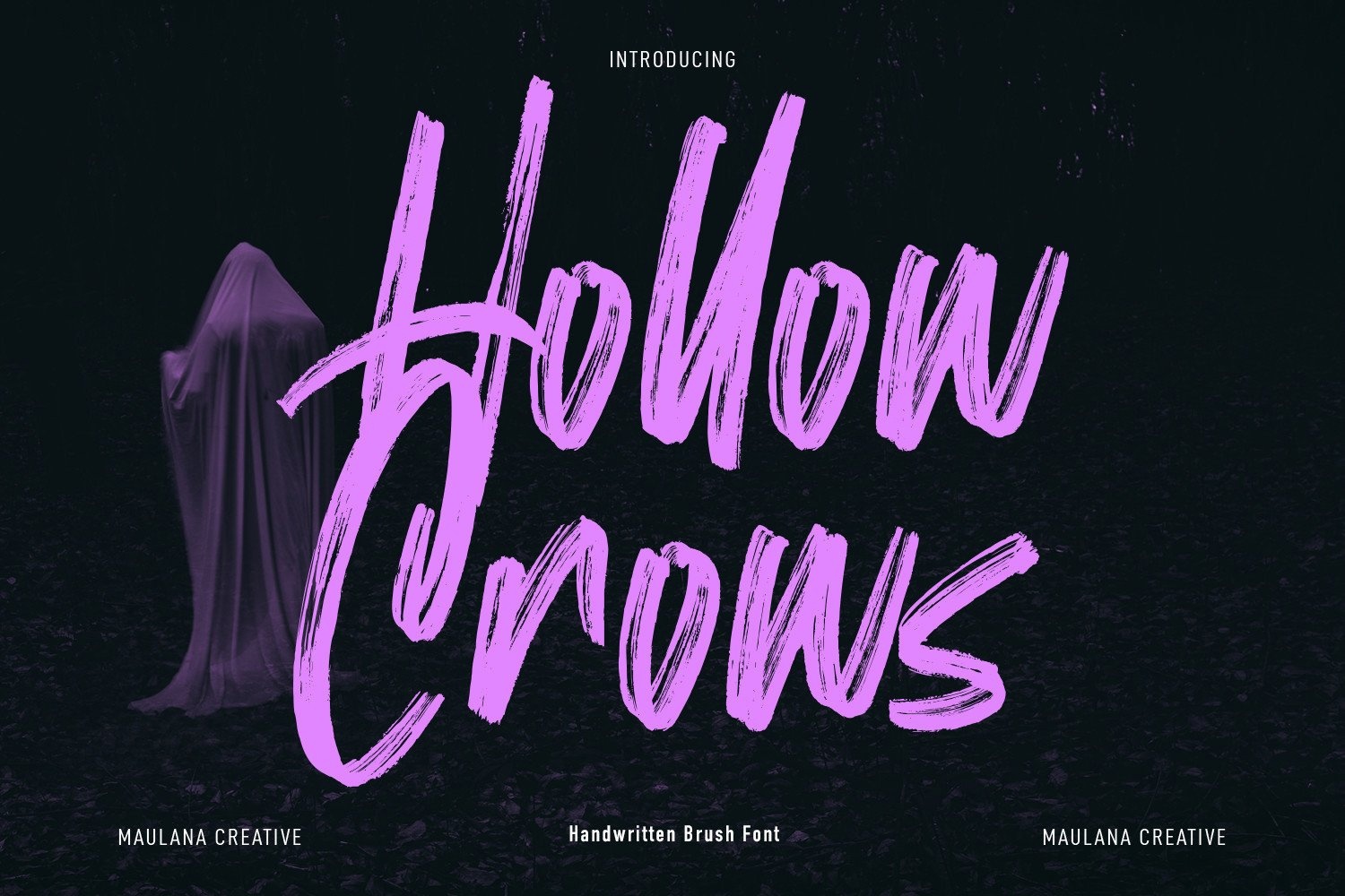 Schriftart Hollow Crows