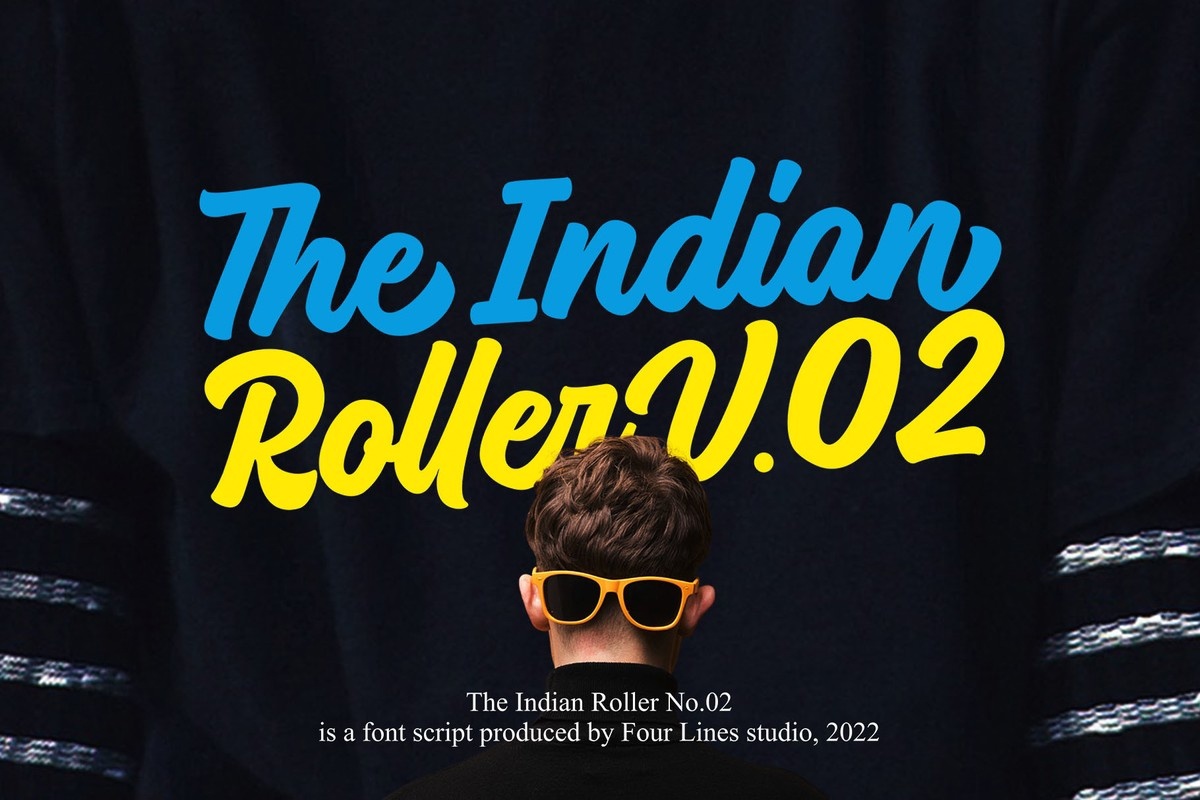 Schriftart Indian Roller V.02