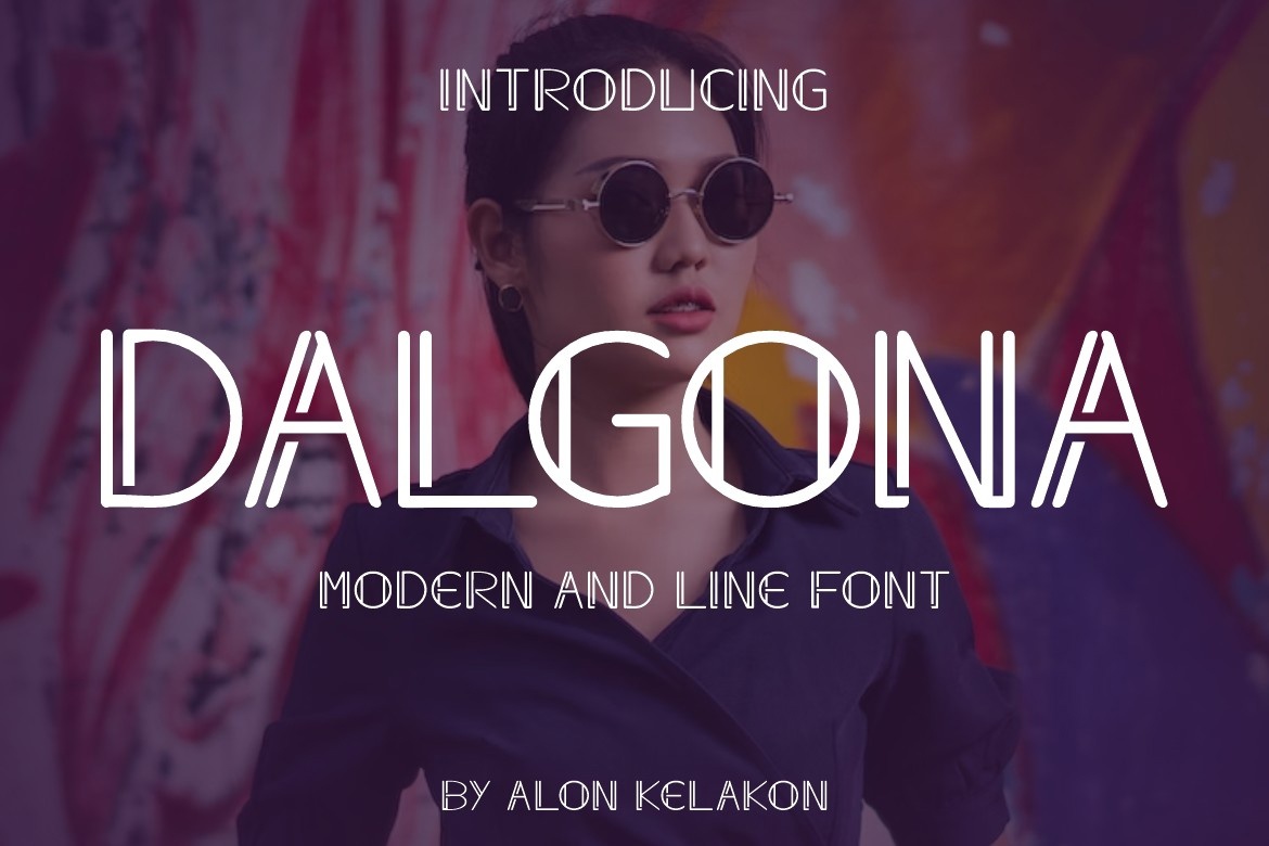 Schriftart Dalgona