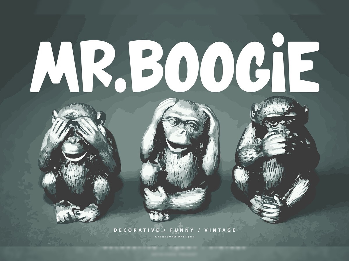 Schriftart Mr. Boogie