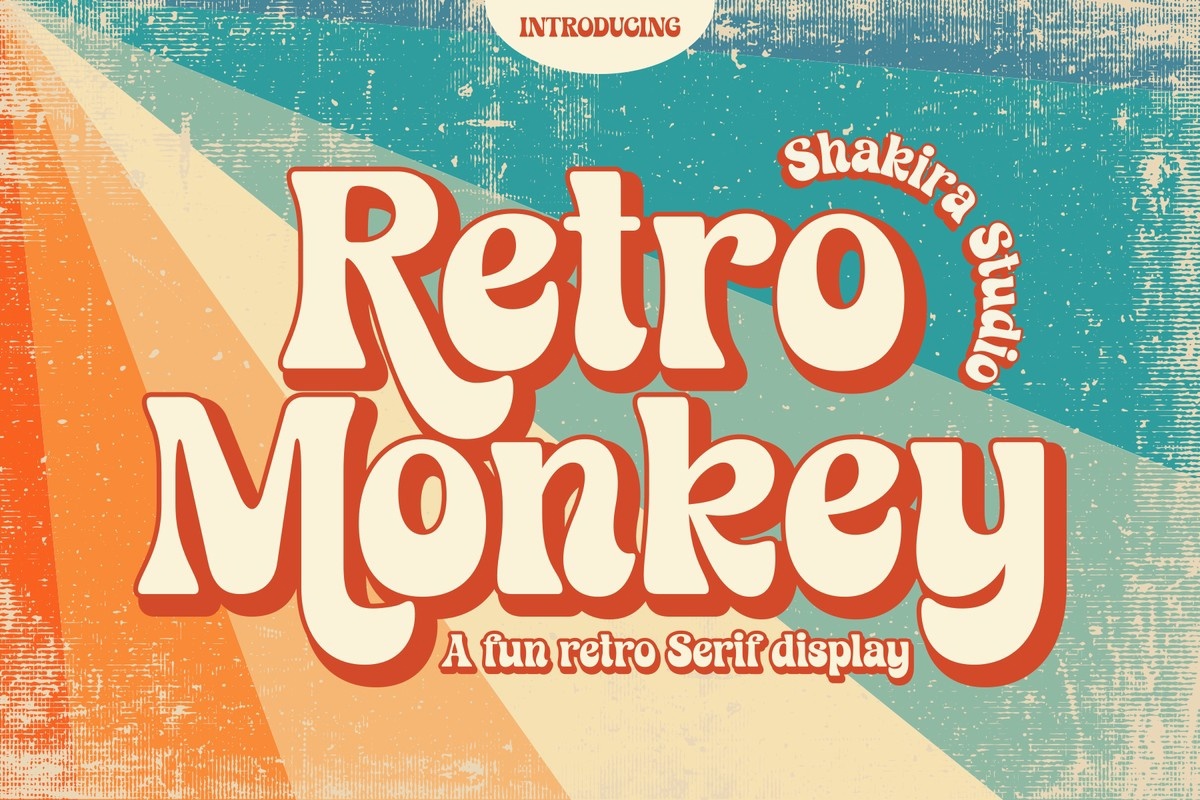 Schriftart Retro Monkey