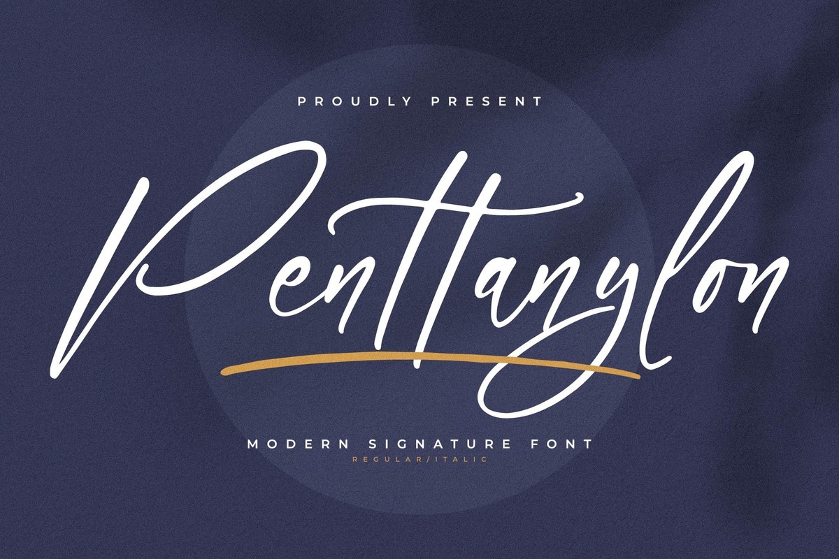 Schriftart Penttanylon